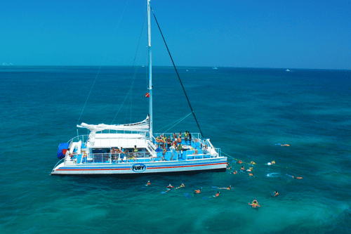 snorkling at Fury Water Adventures