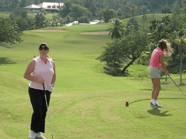 Golfing at Negril Hills Golf Club