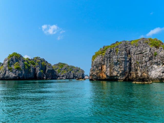 Mu Ko Ang Thong National Park's Blue waters
