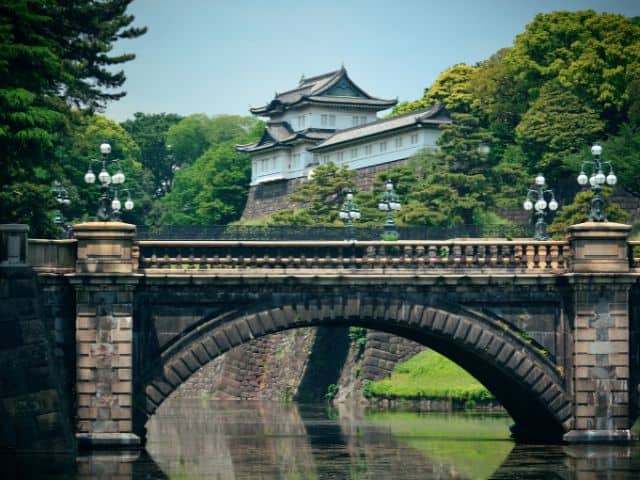 The majestic Imperial Palace in Tokyo