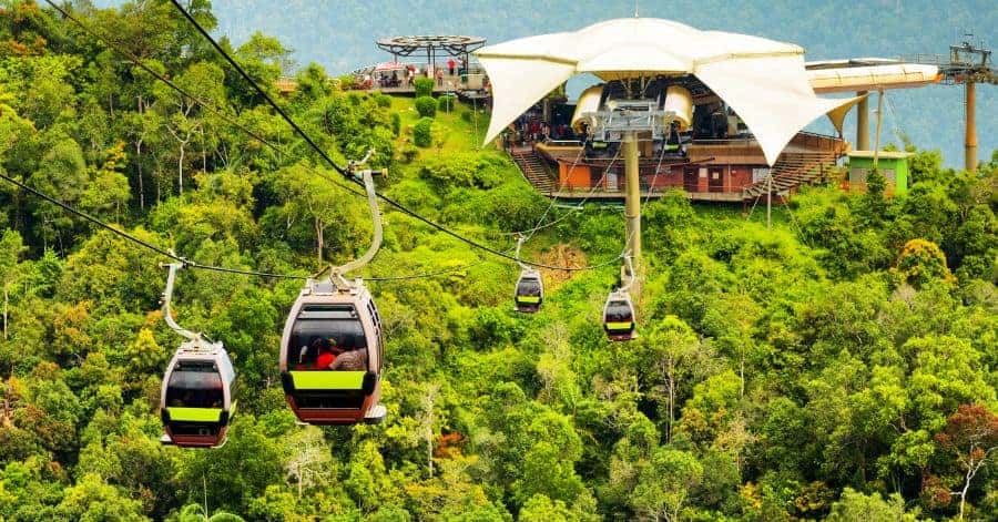 Cable Car in Langkawi Malaysia