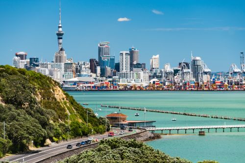 The stunning Auckland city skyline