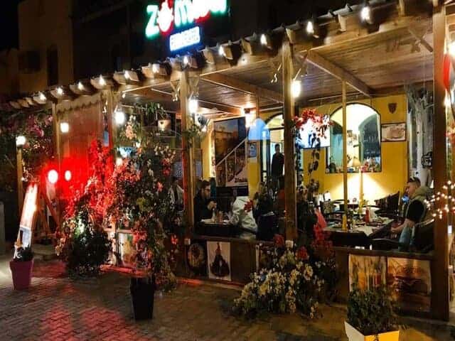 A picture of Zomba restaurant in El Gouna, Egypt.