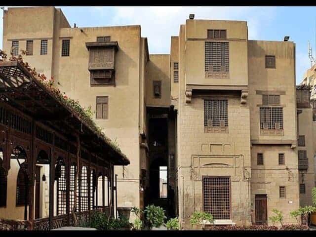 A picture of the outside of Gayer-Anderson Museum in Egypt.