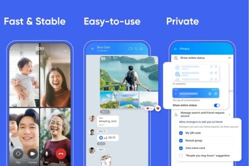 Zalo messaging app used across Vietnam
