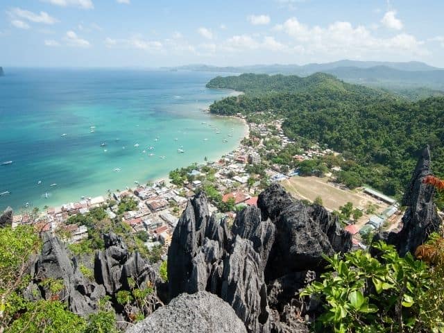 Aerial View of the Taraw Cliffs
