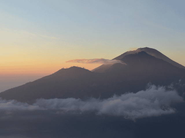 sunrise on Mount Batur