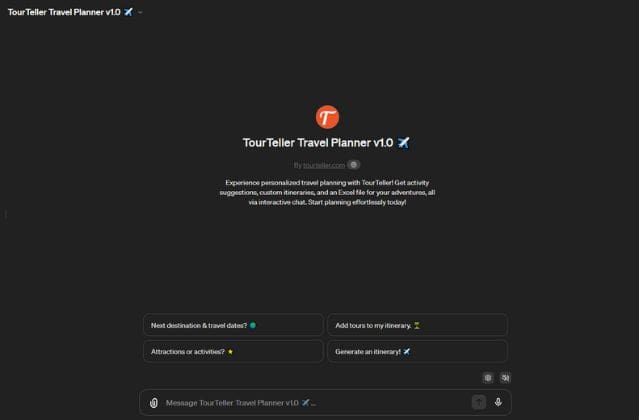 TourTeller Travel Planner
