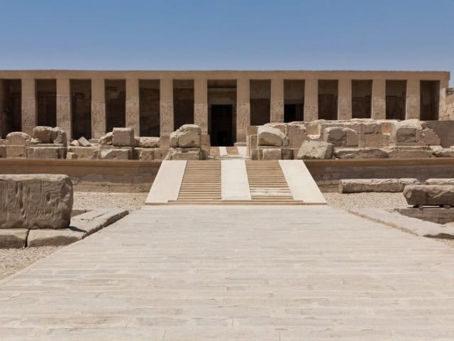 A picture of Abydos in Luxor in Egypt.