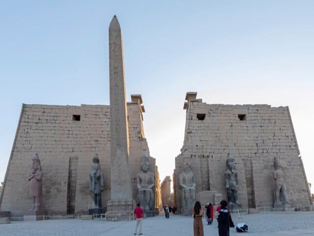 A picture of Luxor Temple in Luxor, Egypt.