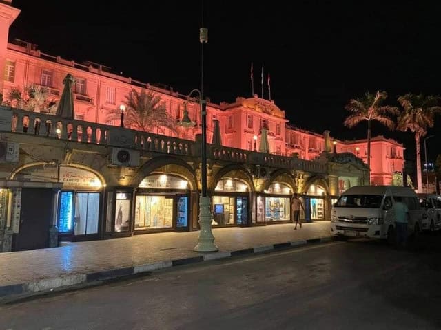 A picture outside of Gaddis & Co shop in Luxor, Egypt.