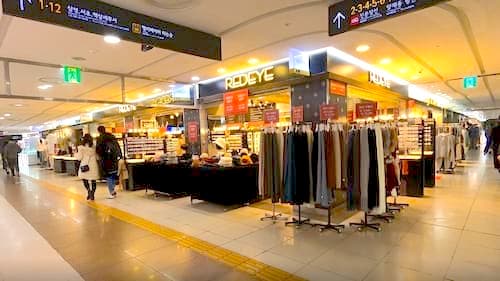 Gangnam Underground Shopping