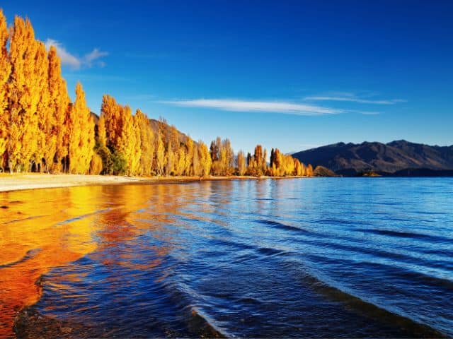 A picture of Lake Wānaka in Wānaka, New Zealand which is a slow travel destination.