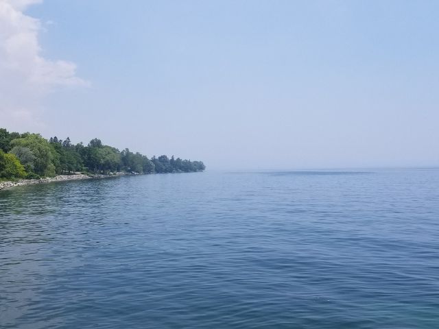 A picture of Lake Ontario in Toronto, Canada.