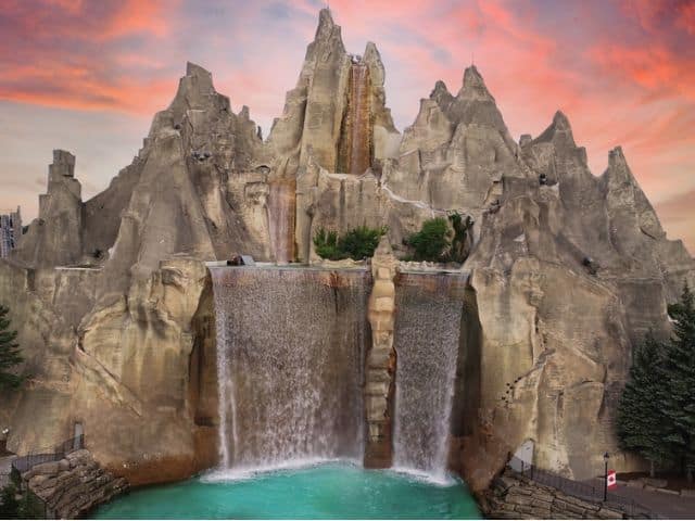 A picture of Wonder Mountain at Canada’s Wonderland in Toronto, Canada.