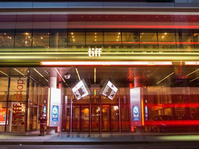 A picture outside of TIFF Bell Lightbox in Toronto, Canada.