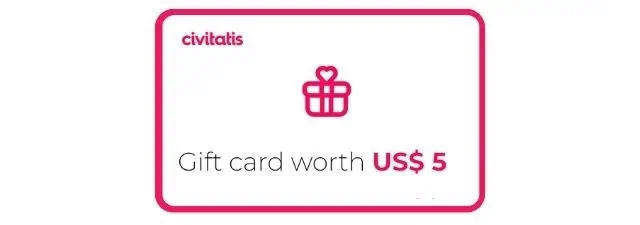 Gift Card Promotion  - Civitatis gift card