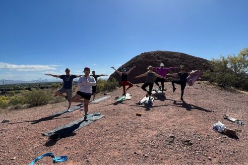 Yoga at Papago Park