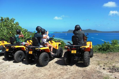 Bora Bora Mountains by Quad / ATV