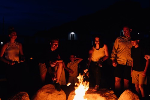 Zion campfire