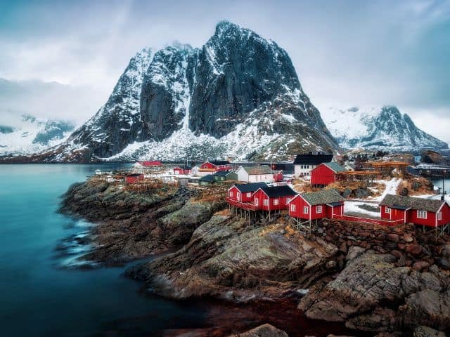 A picture of Reine in Norway.