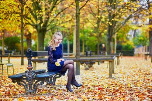 Luxembourg Gardens In Fall