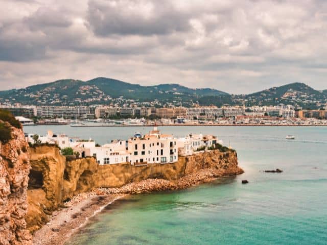 A picture of Ibiza Island in Spain.