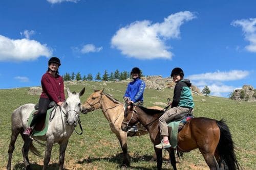 Horse riding in Terelj National Park
