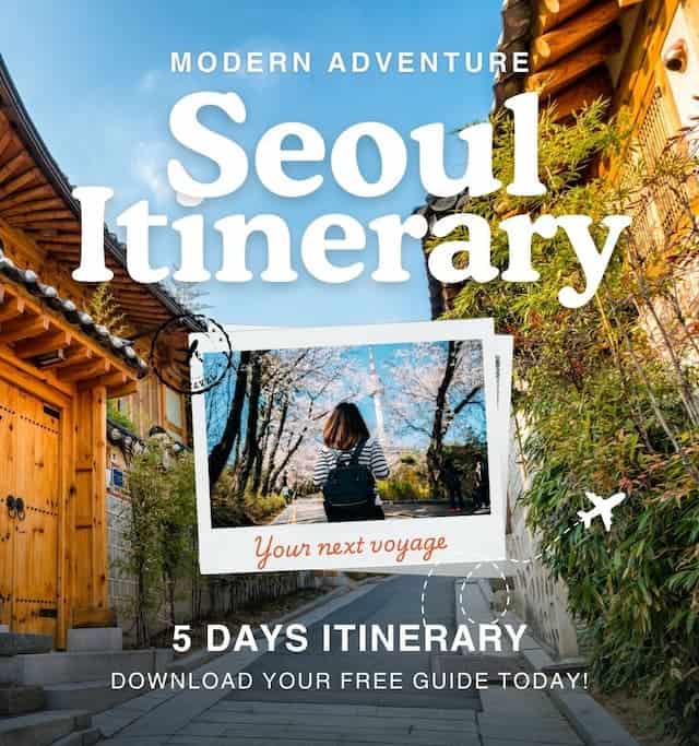 Seoul Travel Itinerary