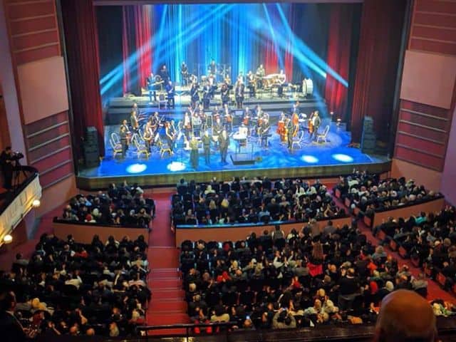 A picture inside of Cairo Opera House.