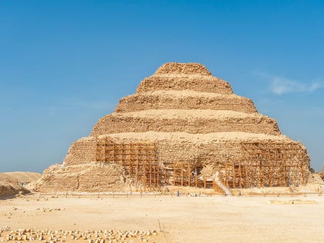 A picture of Saqqara Step Pyramid.