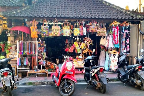 Souvenir Shopping in Bali