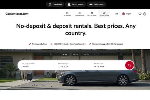 GetRentacar peer-to-peer car rental marketplace